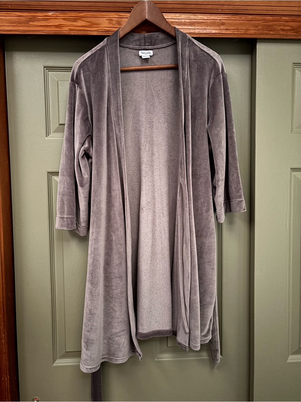 Splendid Women's Short Robe in Velour